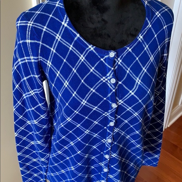 NEW colbalt blue cardigan sweater - Picture 5 of 5